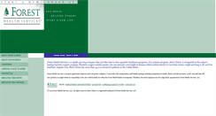 Desktop Screenshot of foresthealth.com